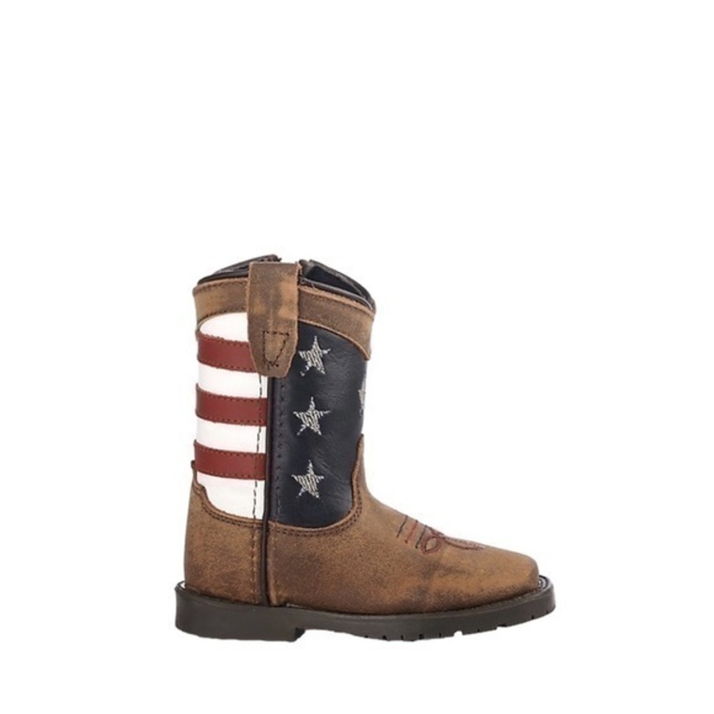 Cody James Toddler’s Stars and Stripes Flag Western Boots‎